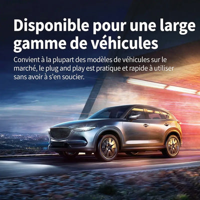 Chargeur allume-cigare plug-and-play compatible tous modèles de véhicules