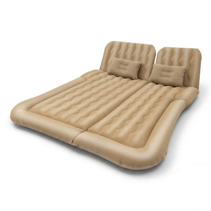 Matelas Gonflable Voiture Beige Universel & Pompe