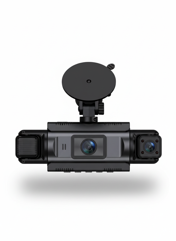 Dashcam 4 Canaux WiFi 1080P Vue 360° Caméra Quadruple