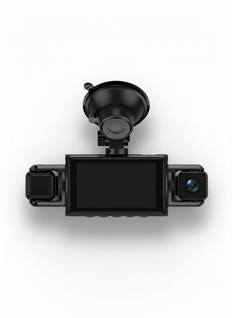 Dashcam 4 Canaux WiFi 1080P Vue 360° Caméra Quadruple