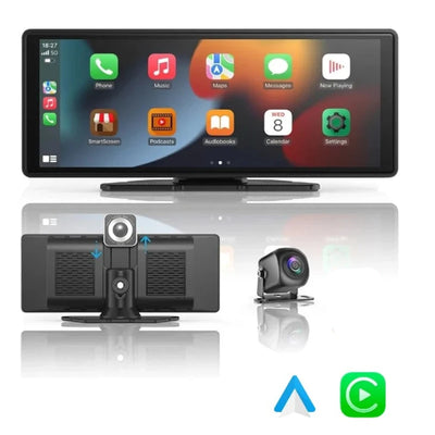 Console Dashcam CarPlay 10.26" Sans Fil Android Auto Écran Tactile