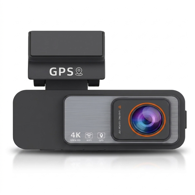 Dashcam Avant/Arrière 4K UHD avec GPS et Wi-Fi