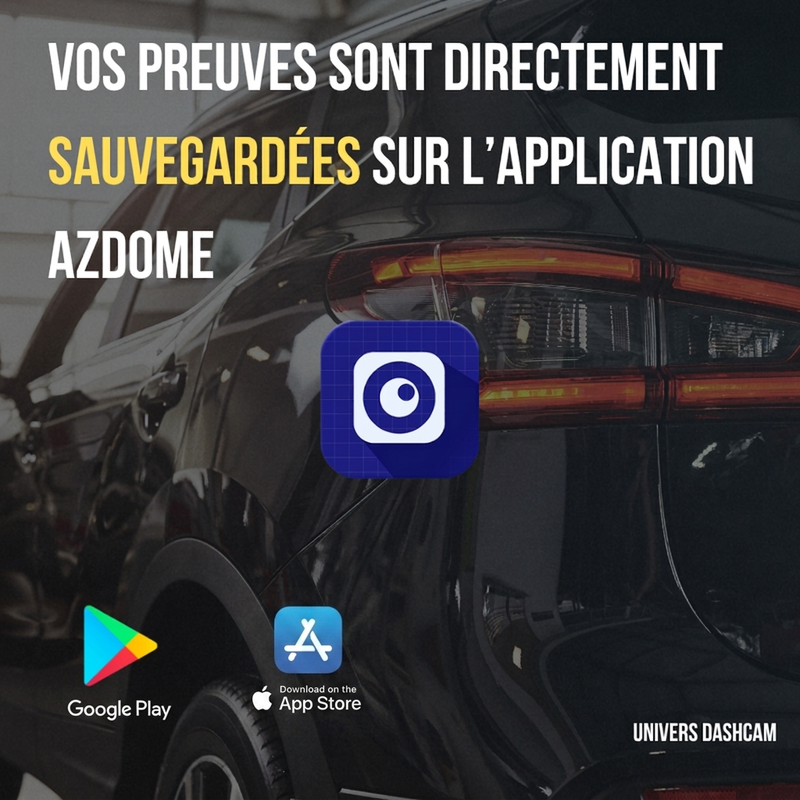 Dashcam 4K GPS Intégré WiFi 6 Vision Starvis WDR