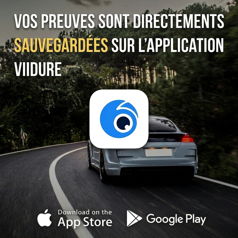 Dashcam Avant/Arrière 4K UHD avec GPS et Wi-Fi