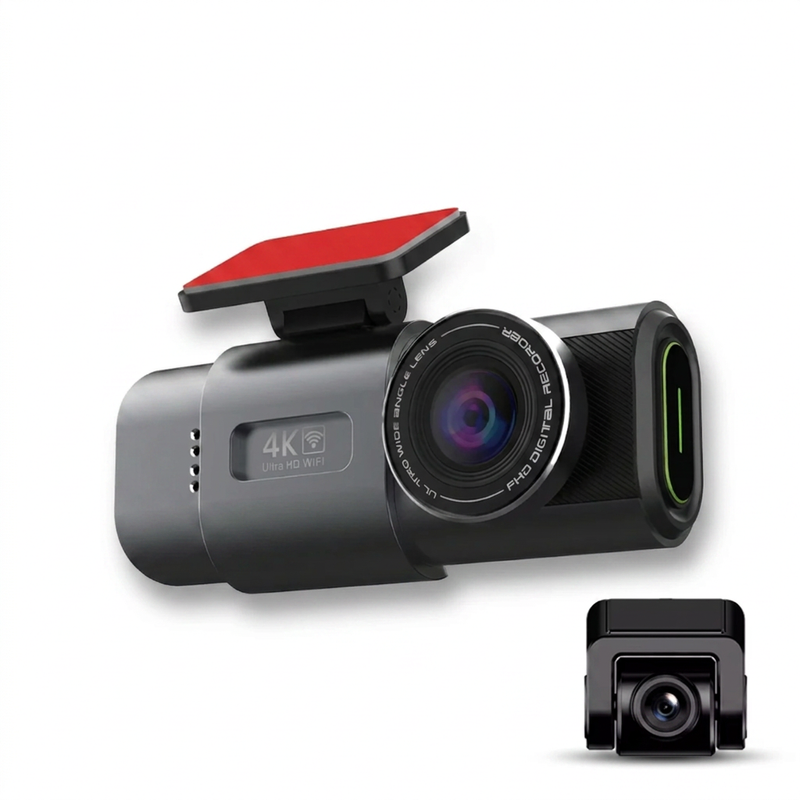 Dashcam 4K UHD Wi-Fi GPS Intégré Vision Nocturne