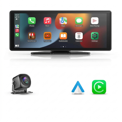 Console Dashcam CarPlay 10.26" Sans Fil Android Auto Écran Tactile