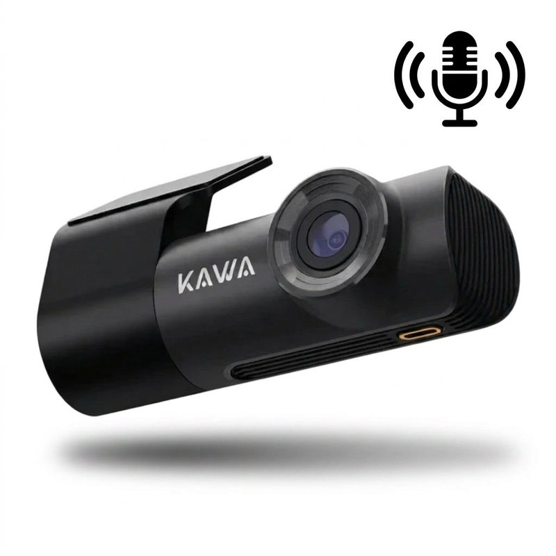 Dashcam 2K Wi-Fi avec Commande Vocale