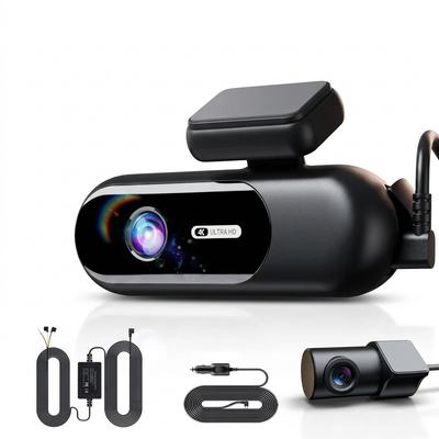Dashcam Avant Arrière 4K HDR Wi-Fi Mode Parking et Control Vocal