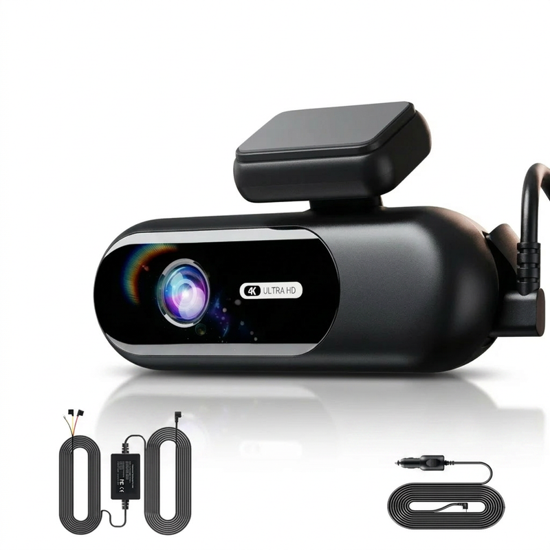 Dashcam Avant Arrière 4K HDR Wi-Fi Mode Parking et Control Vocal